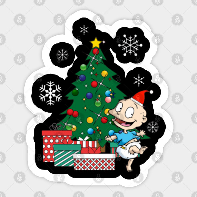 Tommy Rugrats Around The Christmas Tree Rugrats Sticker Teepublic 1587